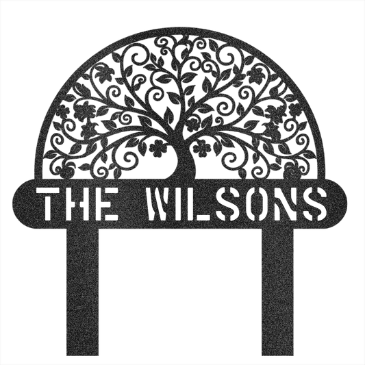 Custom Garden Name Steel Wall Decor 5