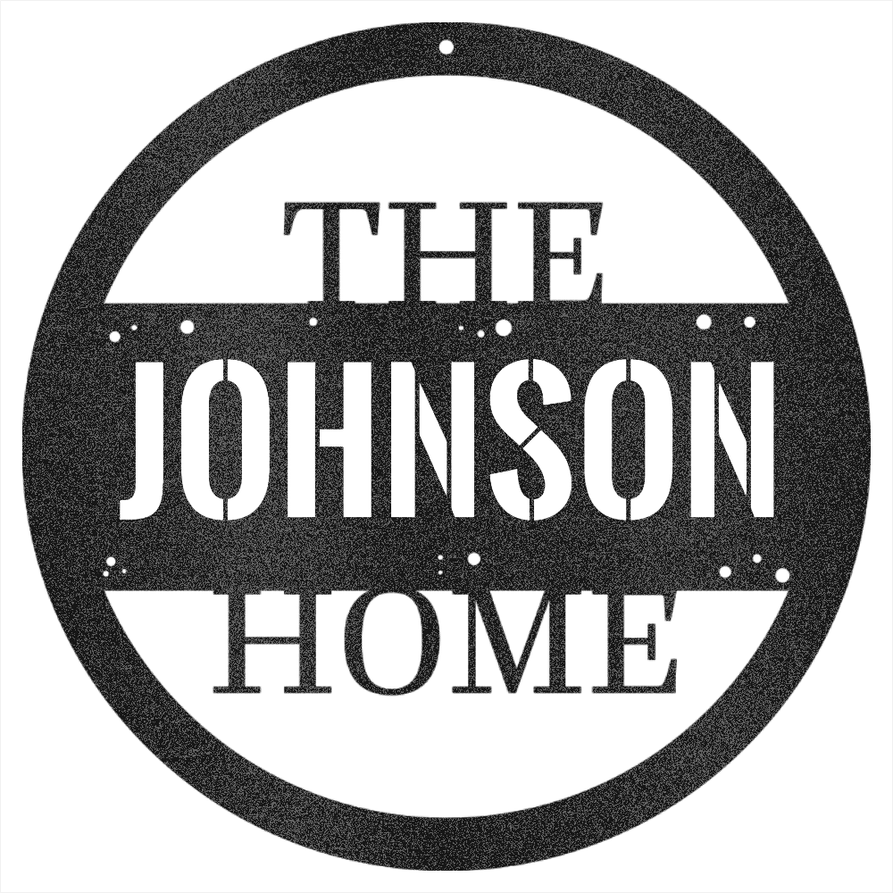 Personalized Home Steel Wall Decor