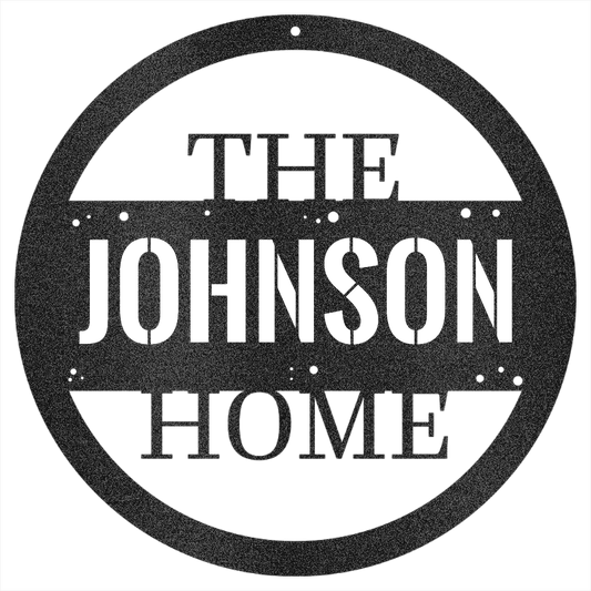 Personalized Home Steel Wall Decor