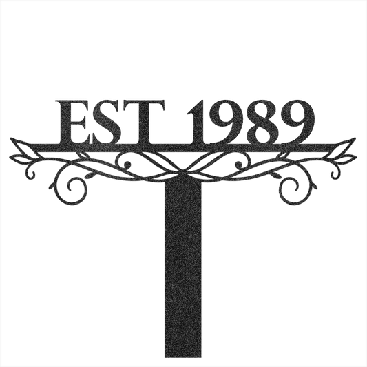 Custom Garden Name  Steel Wall Decor 6