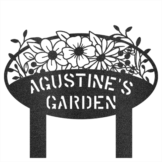 Custom Garden Name Steel Wall Decor 2