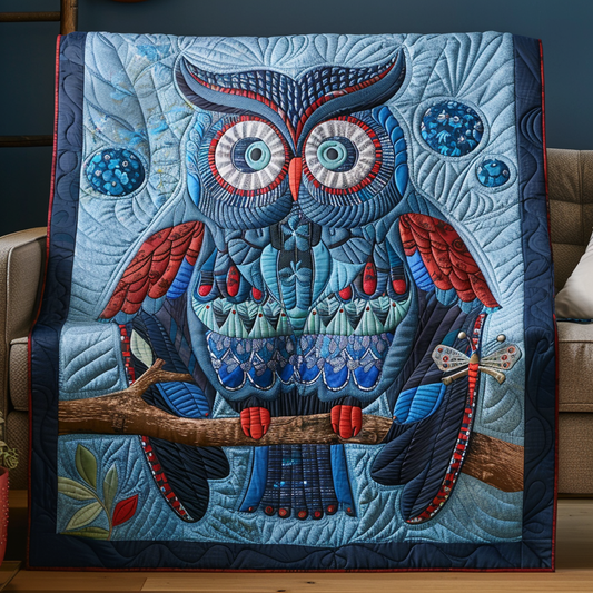 Blue Majesty Quilted Blanket - Throw (55" x 60")