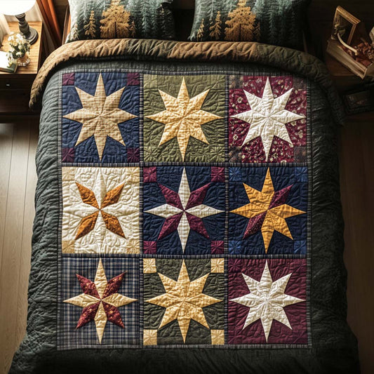 Cabin Glow 3-Piece Quited Bedding Set - Single (59" x 70")