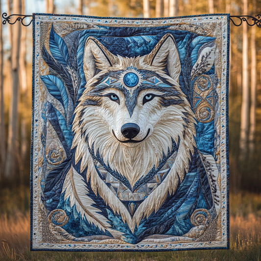 Celestial Alpha Quilted Blanket - Throw (55" x 60")