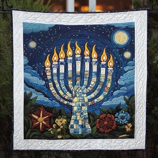 Celestial Glow Quilted Blanket - Throw (55" x 60")
