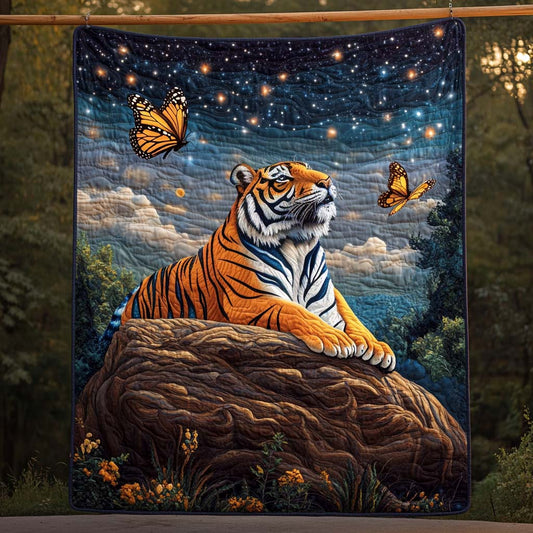 Celestial Guardian Quilted Blanket - Throw (55" x 60")