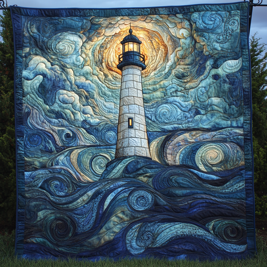 Celestial Guide Quilted Blanket - Throw (55" x 60")