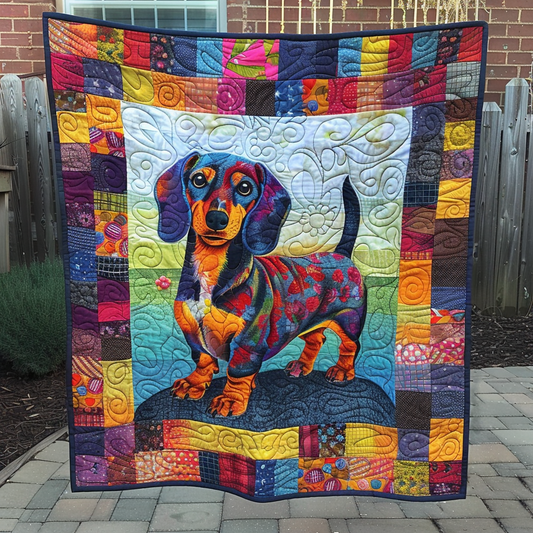 Charming Dashie Quilted Blanket - Throw (55" x 60")