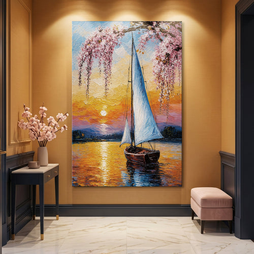 Sailboat Cherry Blossom
