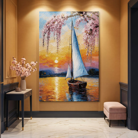 Sailboat Cherry Blossom