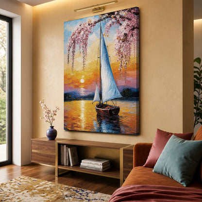 Sailboat Cherry Blossom