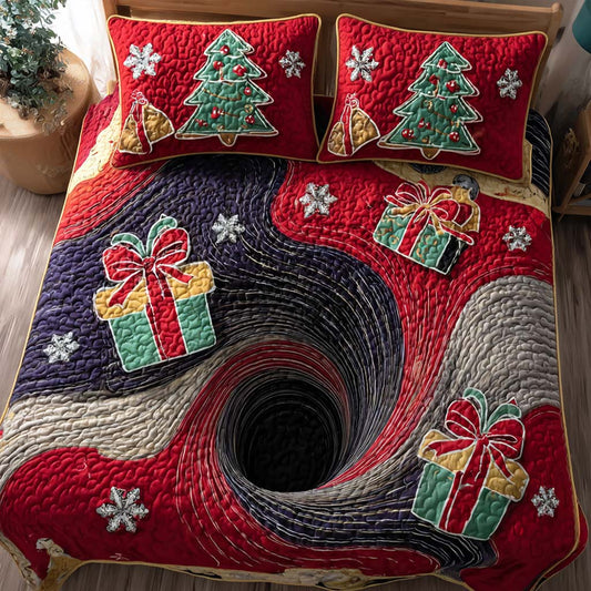 Christmas Magic 3-Piece Quilted Bedding Set - Single (59" x 70")
