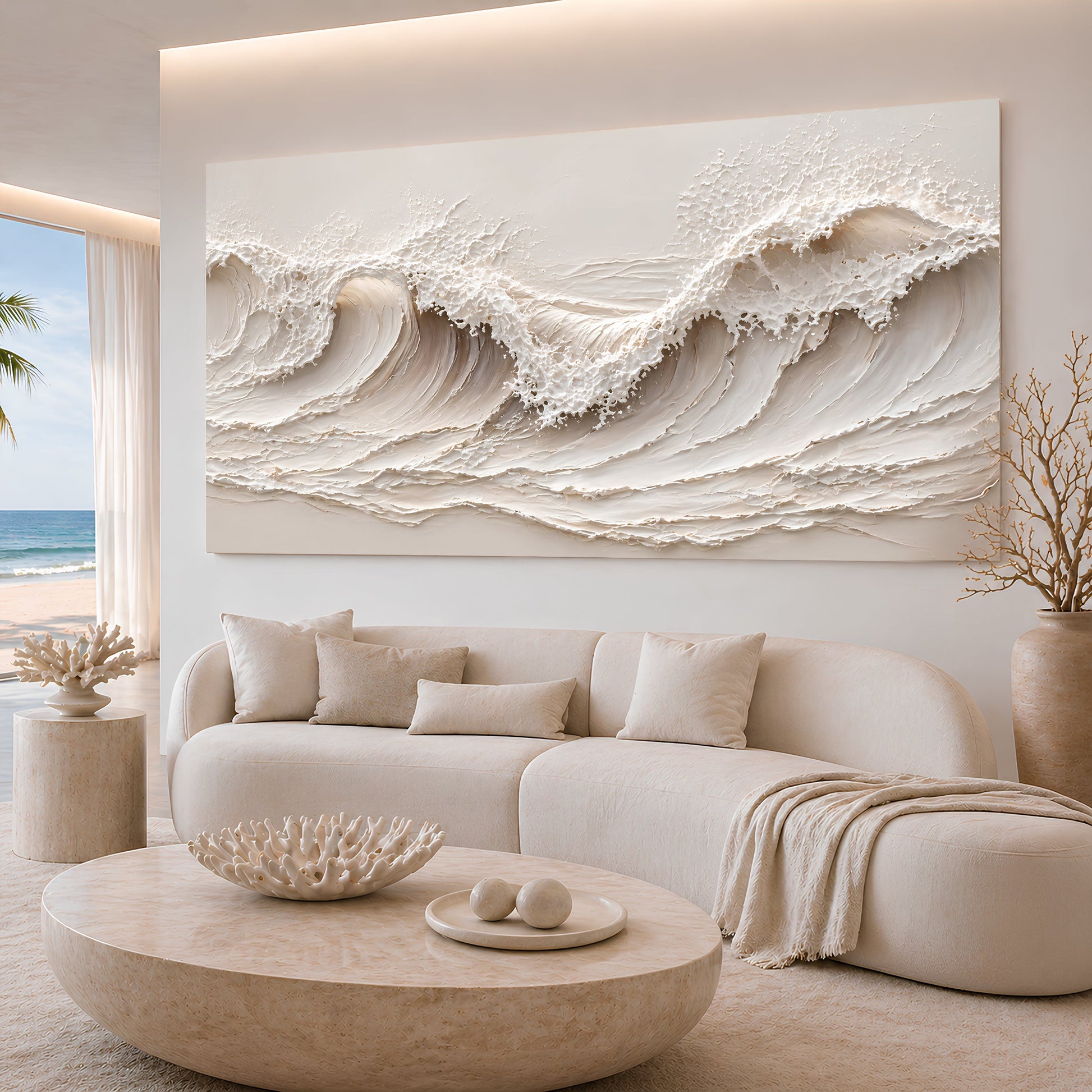 Coastal Wave - canvas