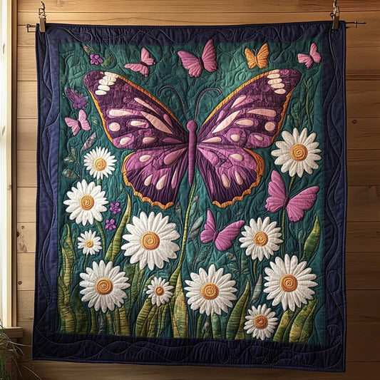 Colorful Flight Quilted Blanket - Throw (55" x 60")