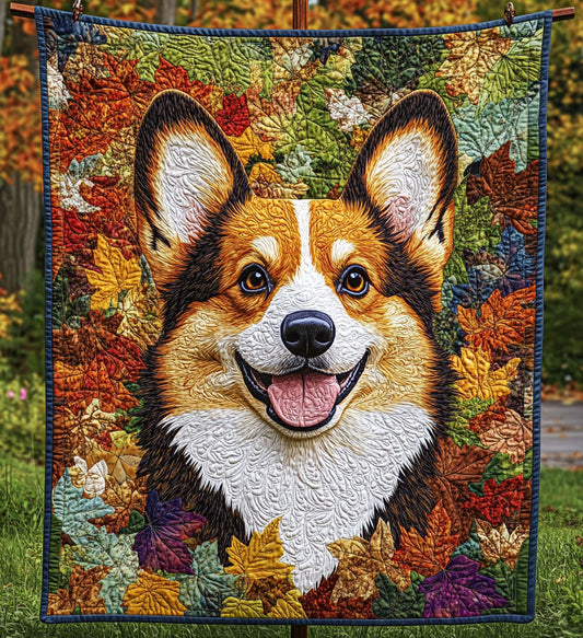 Corgi Comfort Quilted Blanket - Throw (55" x 60")