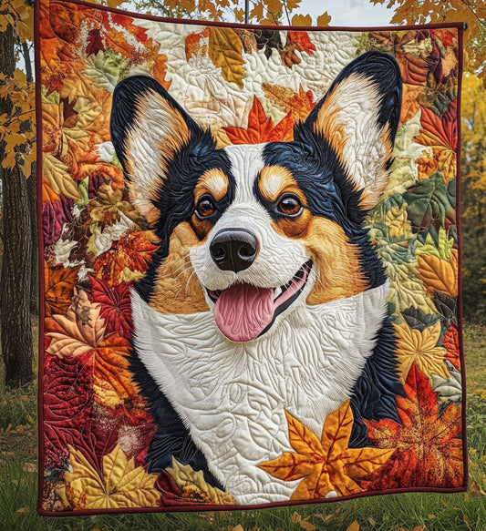 Corgi Love Quilted Blanket - Throw (55" x 60")