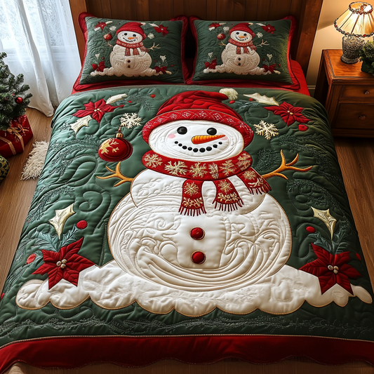 Cozy Frost Quilted Bedding Set - Single (59" x 70")