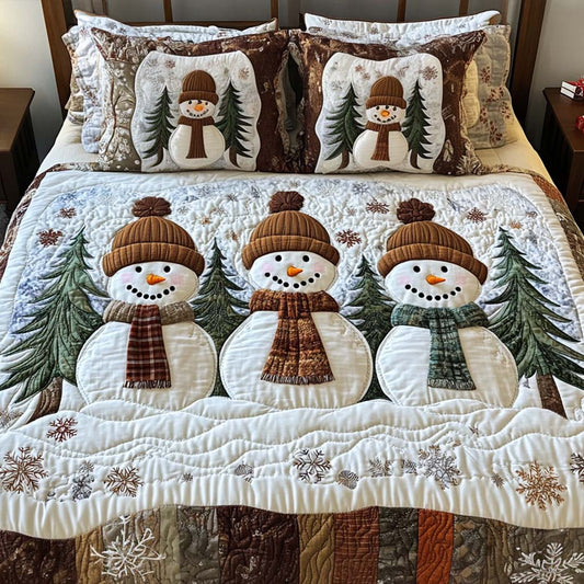 Cozy Trio 3-Piece Quilted Bedding Set - Single (59" x 70")