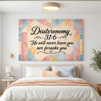 He Will Never Leave You Nor Forsake You – Deuteronomy 31:6