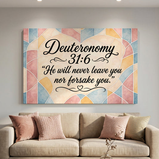He Will Never Leave You Nor Forsake You – Deuteronomy 31:6