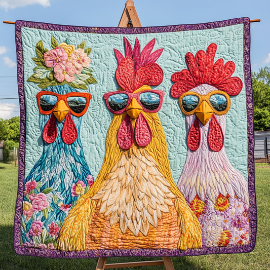 Down on the Farm Quilted Blanket - Throw (55" x 60")