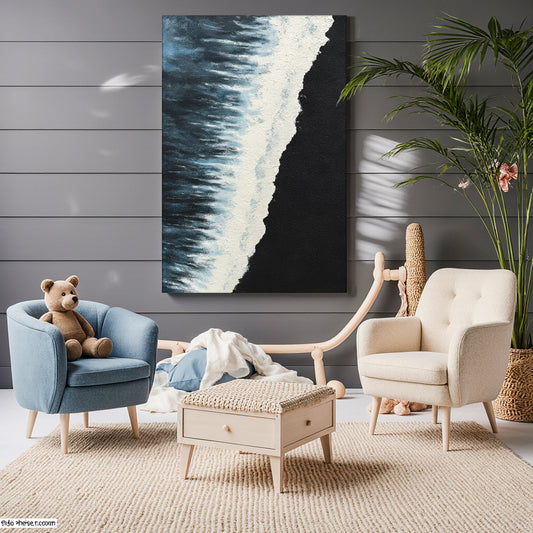 The Seaside Seascape Abstract Wall Art
