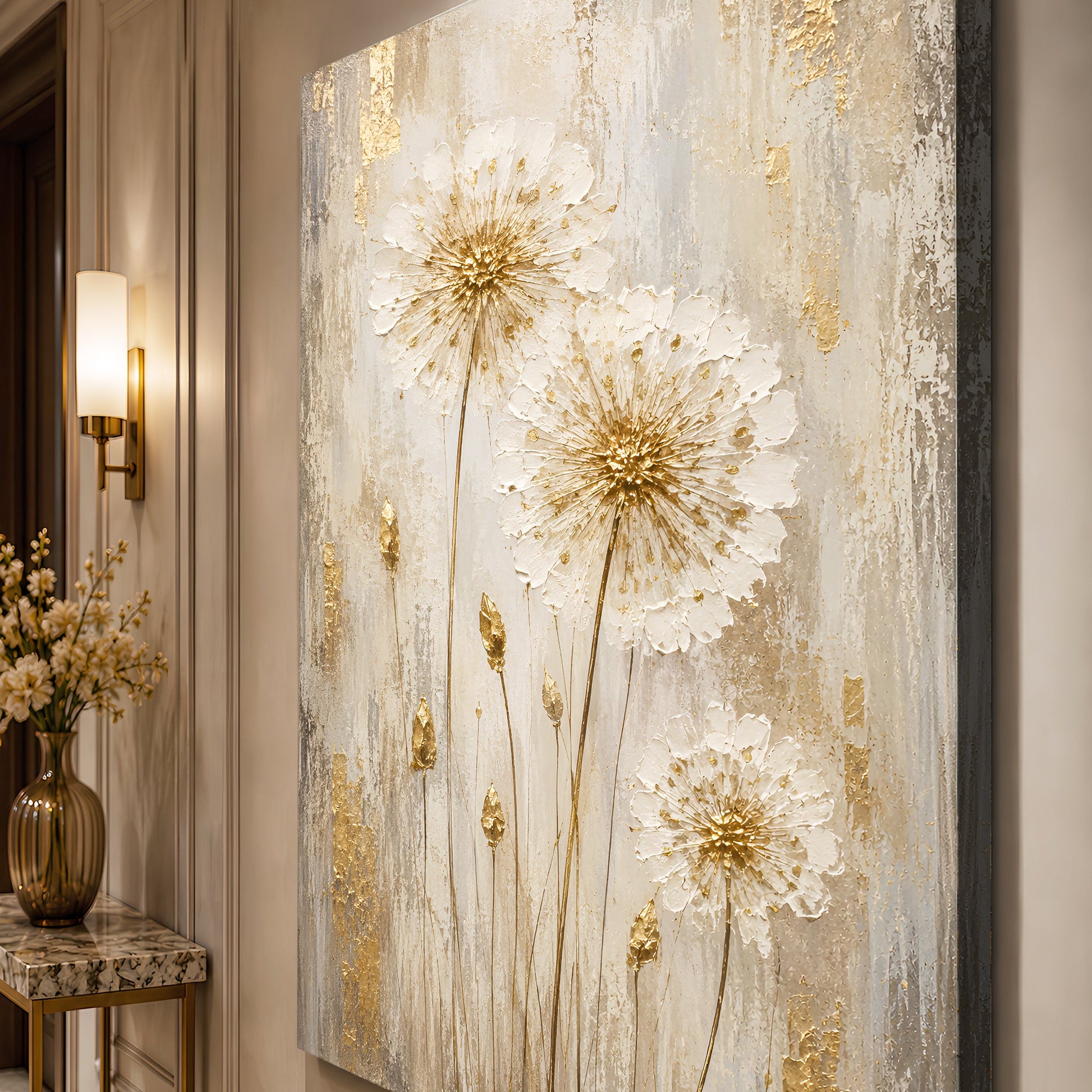 Elegant Golden Dandelions
