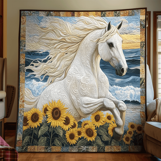 Ethereal Steed Art Quilt Hanging - Baby (30" x 40")