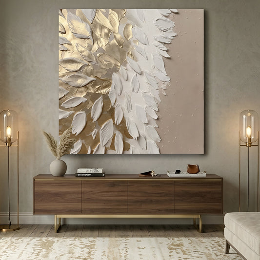 Golden Whisper Feathers