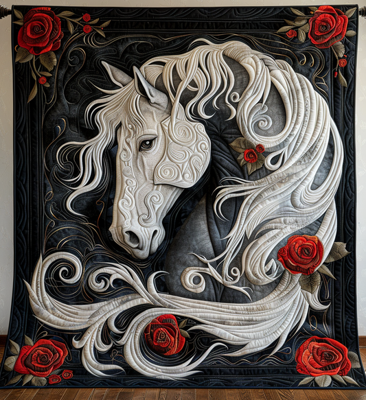 Fiery Soul Quilted Blanket - Throw (55" x 60")