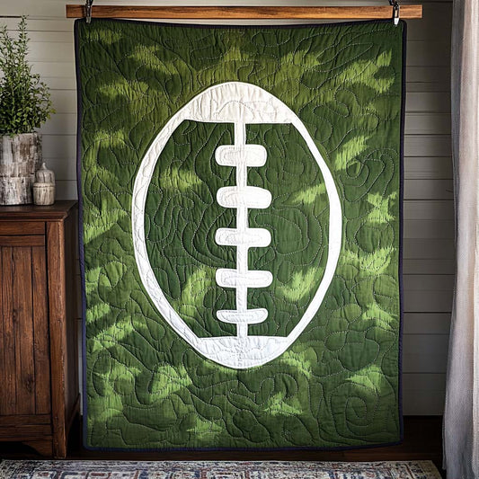 First Down Frenzy Quilted Blanket - Throw (55" x 60")