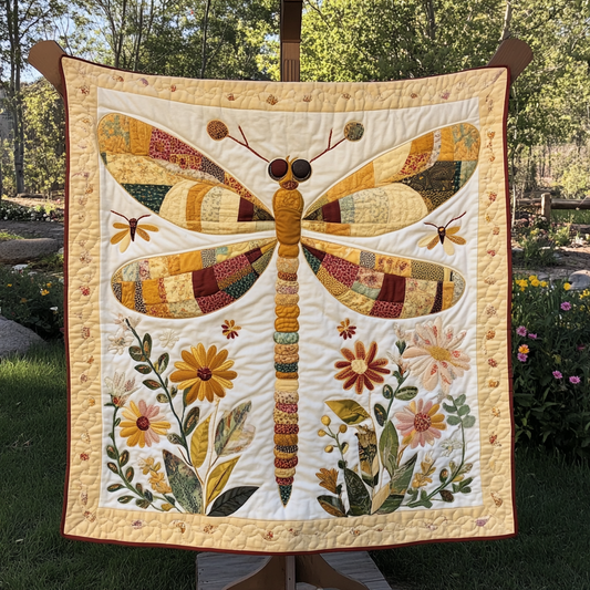 Flight of Grace Quilted Blanket - Throw (55" x 60")