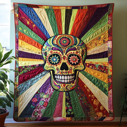 Floral Spirit Quilted Blanket - Throw (55" x 60")