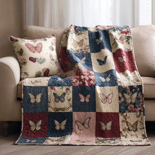 Floral Wings Quilted Blanket - Baby (30" x 40") - Pack 1