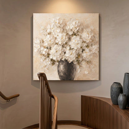 White Flowers In Vase — Bouquet