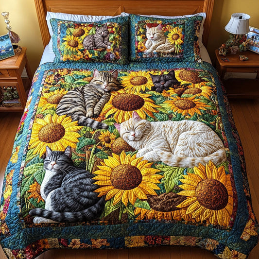 Fluffy Whisker Charm Quilted Blanket - Throw (55" x 60")