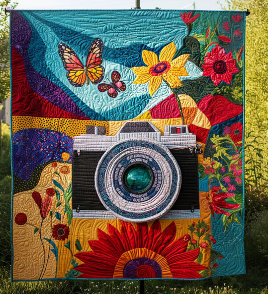 Focused Moments Quilted Blanket - Throw (55" x 60")