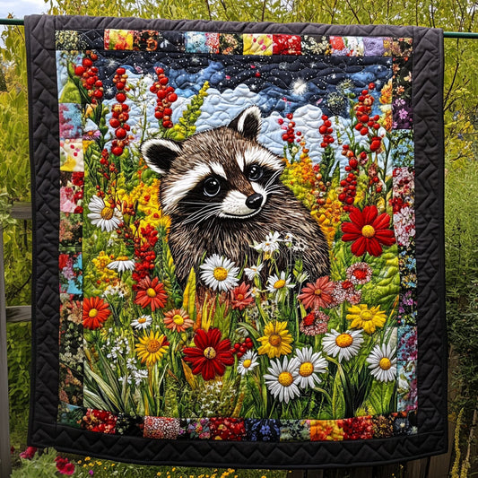 Forest Bandit Quilted Blanket - Throw (55" x 60")