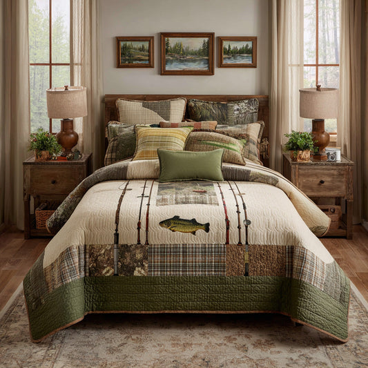 Forest Catch Quilt Quilted Blanket - Baby (30" x 40") - Pack 1