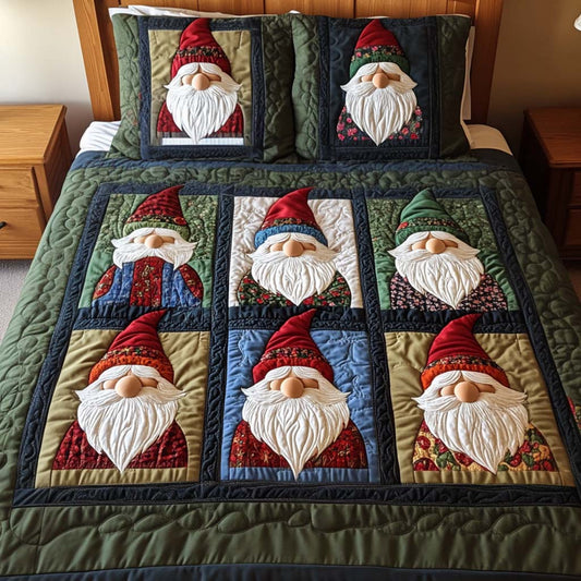 Forest Jolly 3-Piece Quilted Bedding Set - Single (59" x 70")