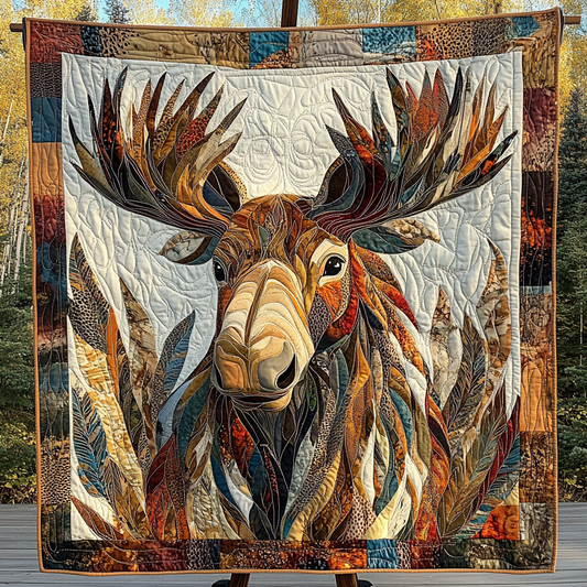 Forest Monarch Quilted Blanket - Throw (55" x 60")