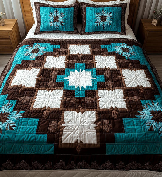 Forest Peak 3-Piece Quilted Bedding Set - Single (59" x 70")