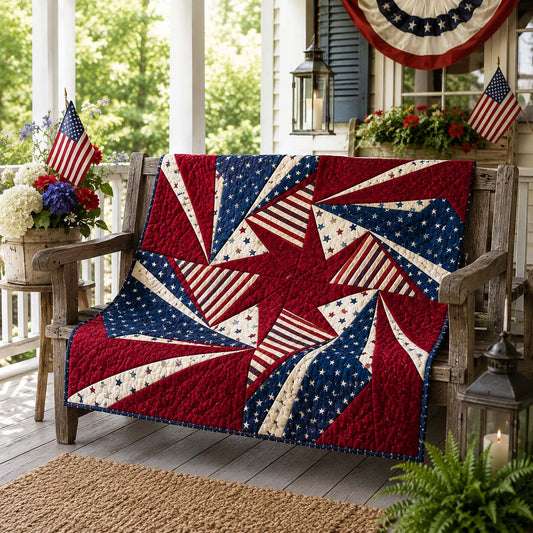 Freedom Barn Star Quilted Blanket - Baby (30" x 40") - Pack 1
