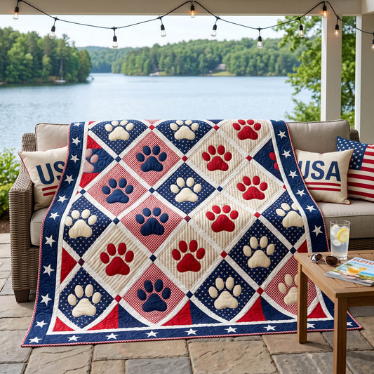 Freedom Paws Quilted Blanket - Baby (30" x 40") - Pack 1