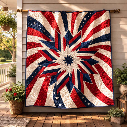 Freedom Starburst Quilted Blanket - Baby (30" x 40") - Pack 1
