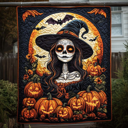Fright Night Quilted Blanket - Throw (55" x 60")