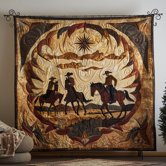 Frontier Dreams Quilted Blanket - Throw (55" x 60")
