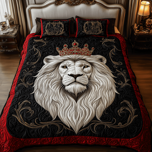 Frosted Roots 3-Piece Quilted Bedding Set - Single (59" x 70")