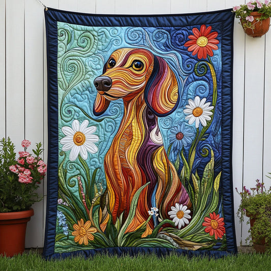 Garden Whimsy Quilted Blanket - Baby (30" x 40")