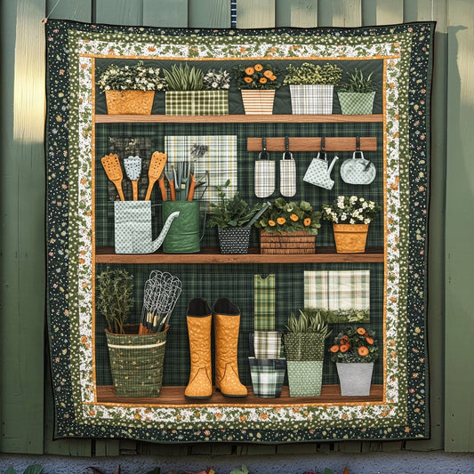 Gardener Essentials Quilted Blanket - Throw (55" x 60")